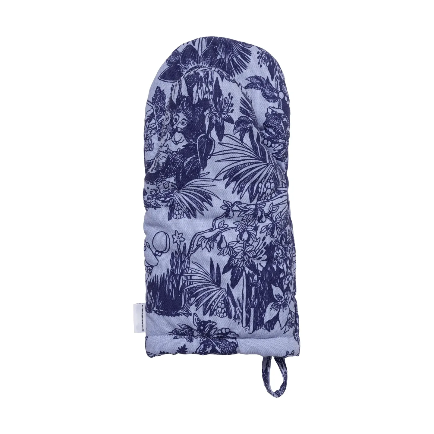 Moomin Arabia Mystikens skog Mumin Topfhandschuh Blau, 15x34 cm