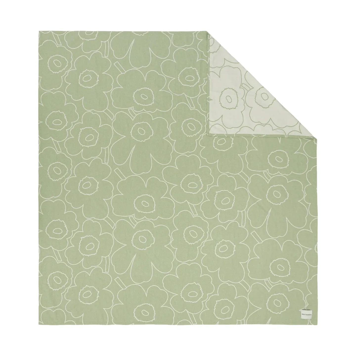 Marimekko Piirto Unikko Tagesdecke 260x260 cm Pear-off white