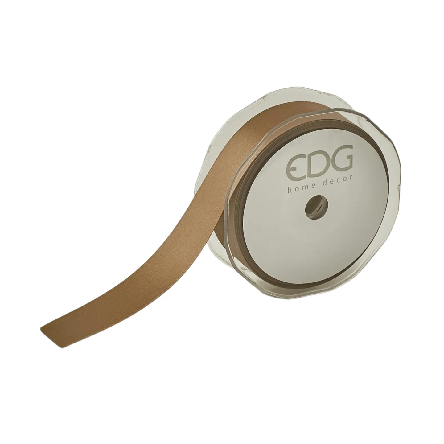 Edg Geschenkband Glatt, Hellbraun, 20m | Schubiger Möbel