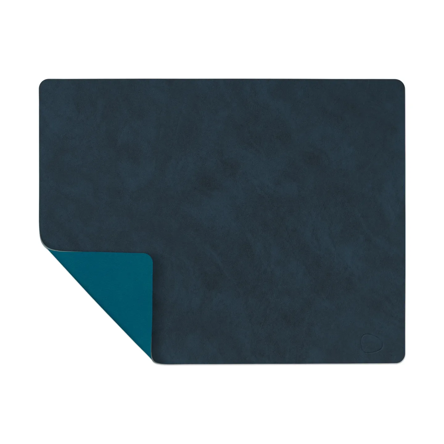 LIND DNA Nupo Platzdecke reversibel curve L 1 St. Midnight blue-petrol