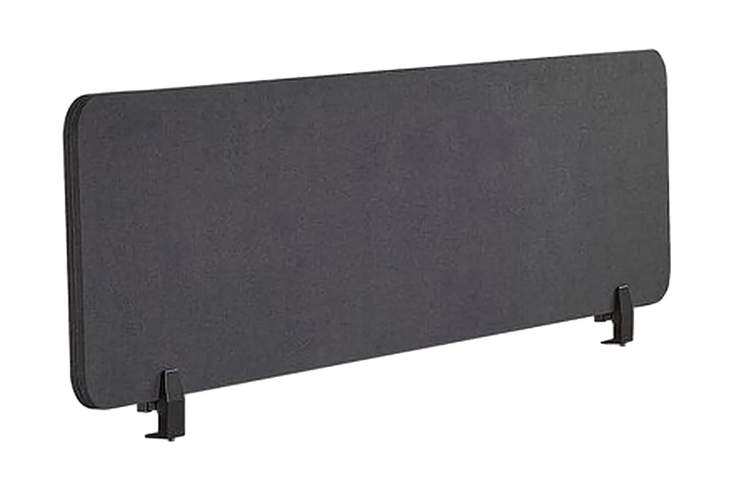 Avskärmning för skrivbord 160x40 cm grå WALLY - Grå