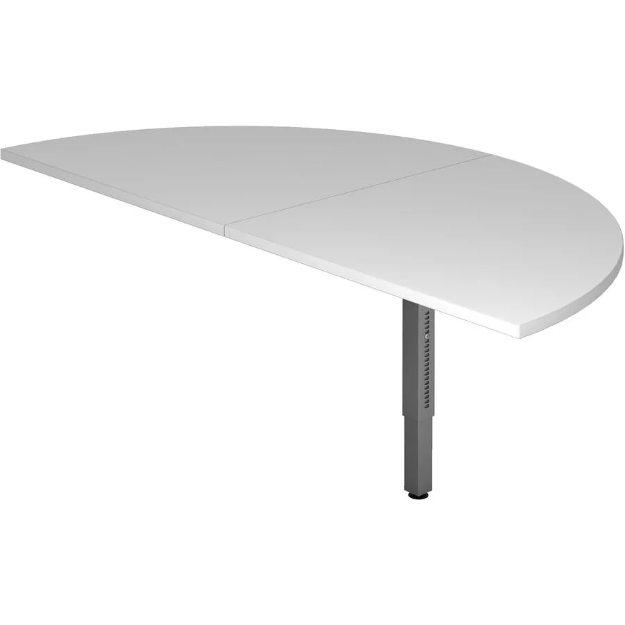 Anbautisch Office grau Holzwerkstoff B 160 T 80 cm