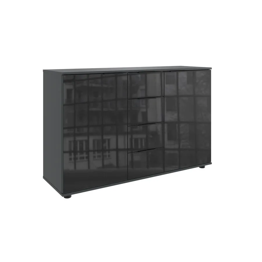 Kommode Metac graphit Holzwerkstoff B 130 H 83 cm