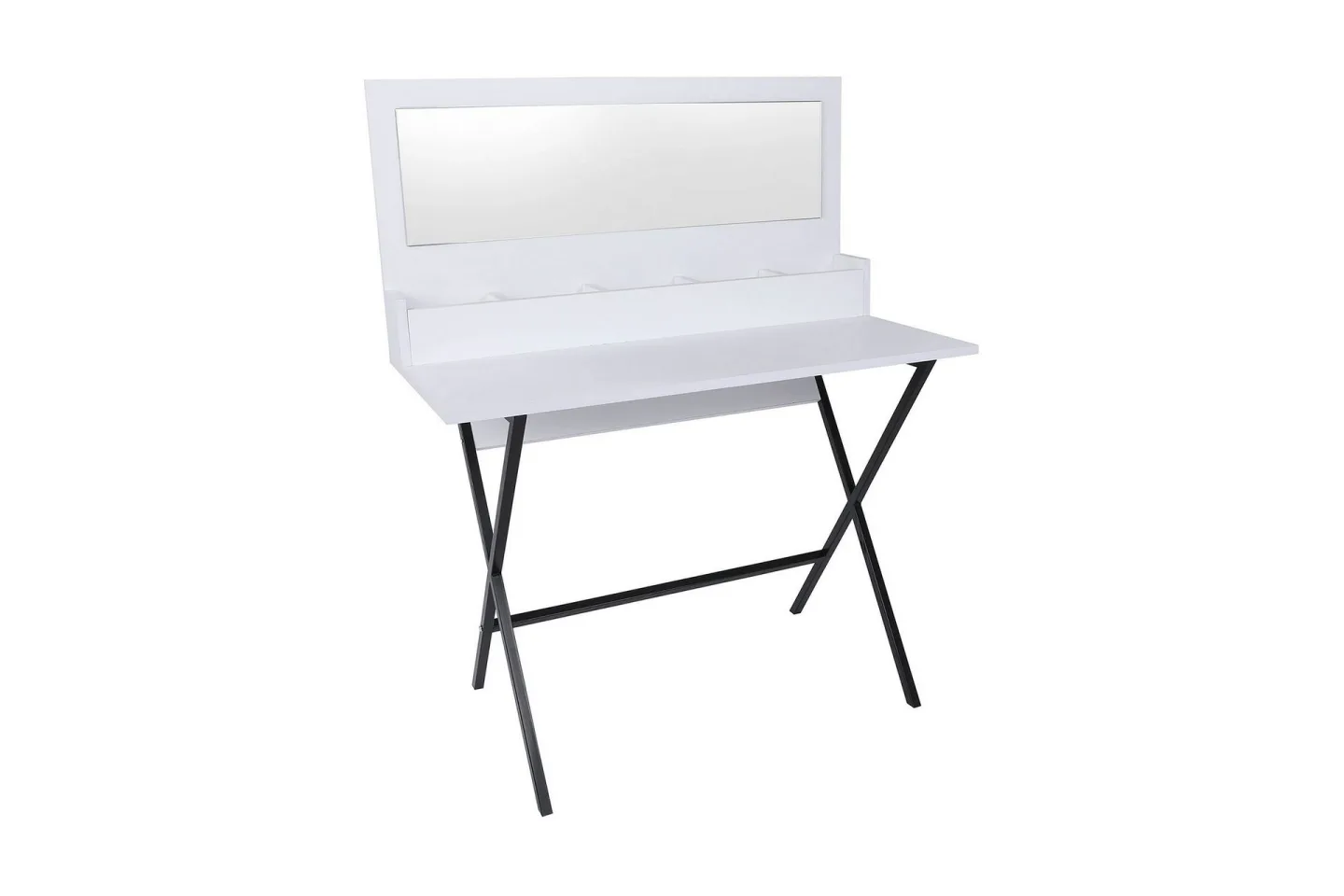 Shonao Sminkbord 100 cm - Vit/Svart