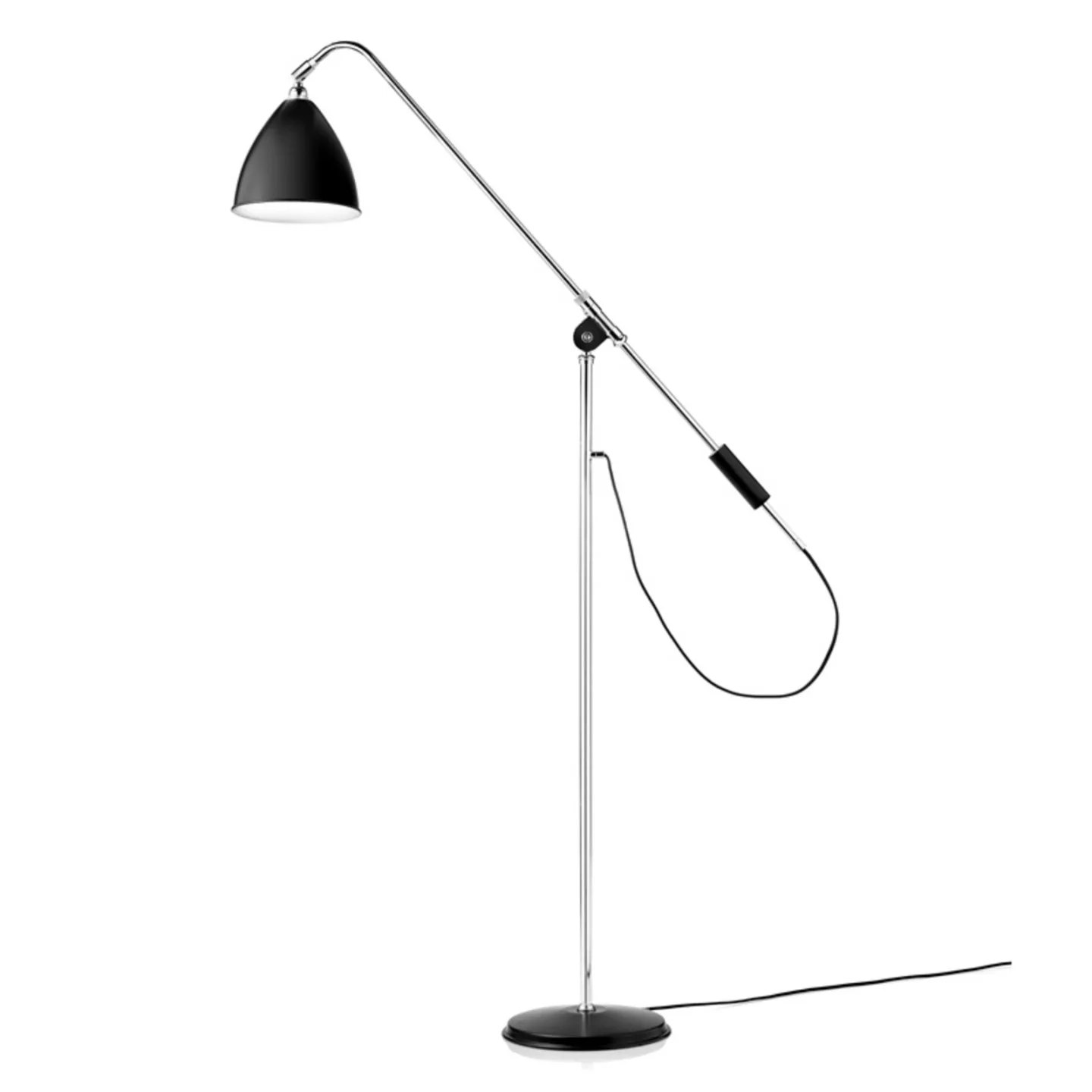 Bestlite BL4 Stehleuchte Ø21 Chrom/Schwarz - GUBI - Wohnzimmer - Metall