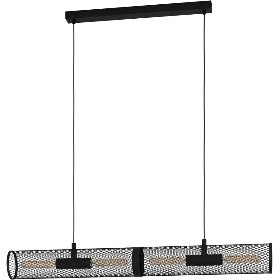 Eglo Pendellampe Redcliffe Schwarz Stahl 12.5 cm 108 cm