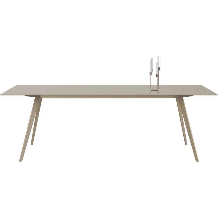 Esstisch Tame Beige Glas 100 cm