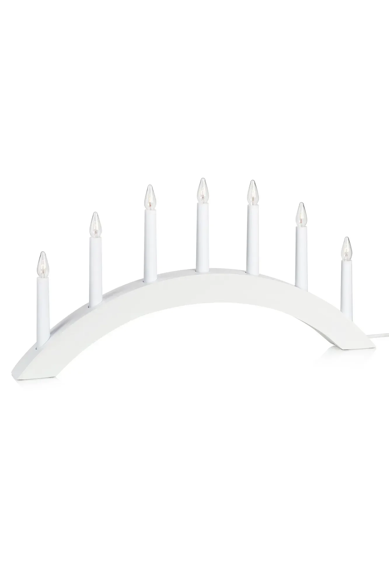 Atle Adventskerzenhalter Weiß 7 Lichter