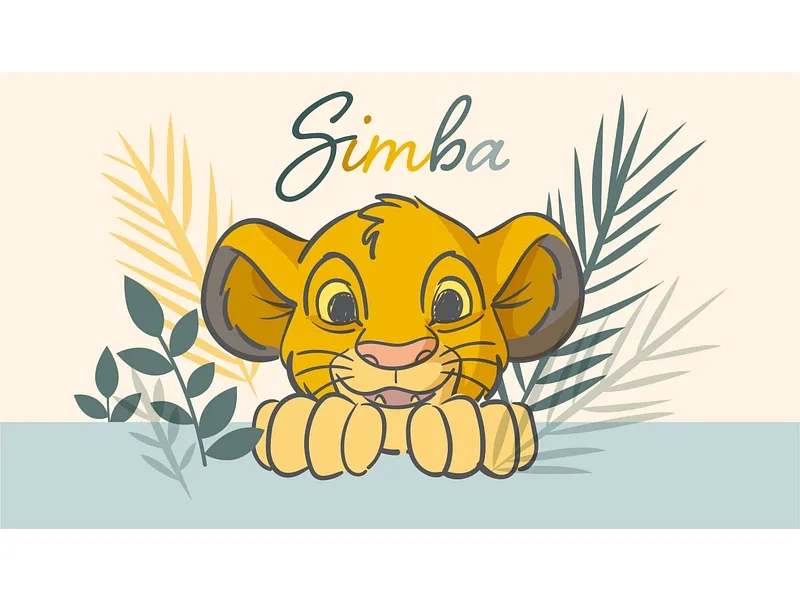 Kinderteppich DISNEY LE ROI LION 45x70cm