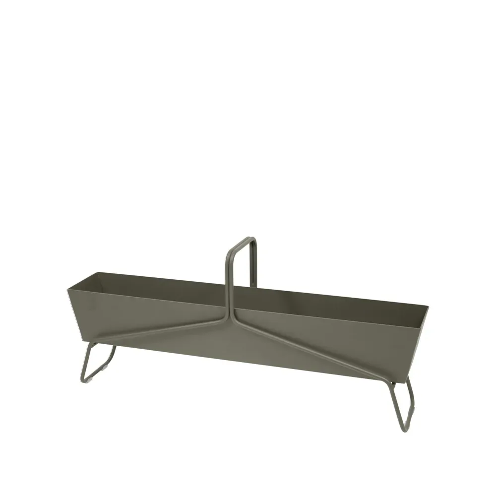 Fermob Basket long planteringsbox Rosemary (grön)