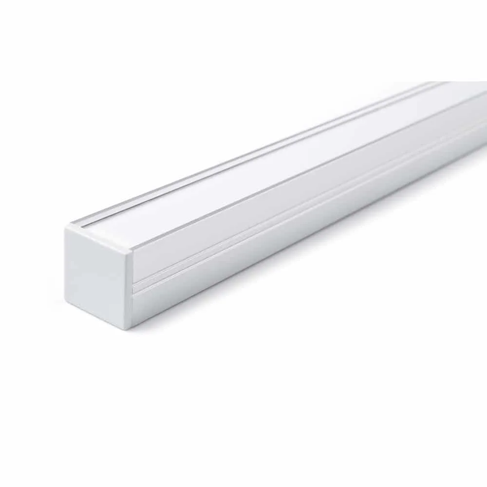 Aluminiumprofil Set U-profil Djup 16,4x18,6mm 3000mm