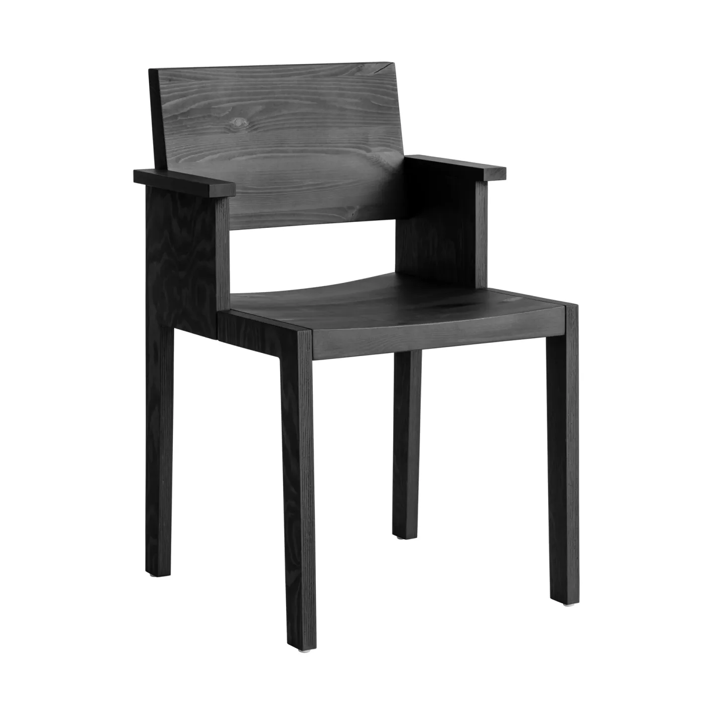Vaarnii 016 Maasto Dining Armchair karmstol Svartbetsad furu