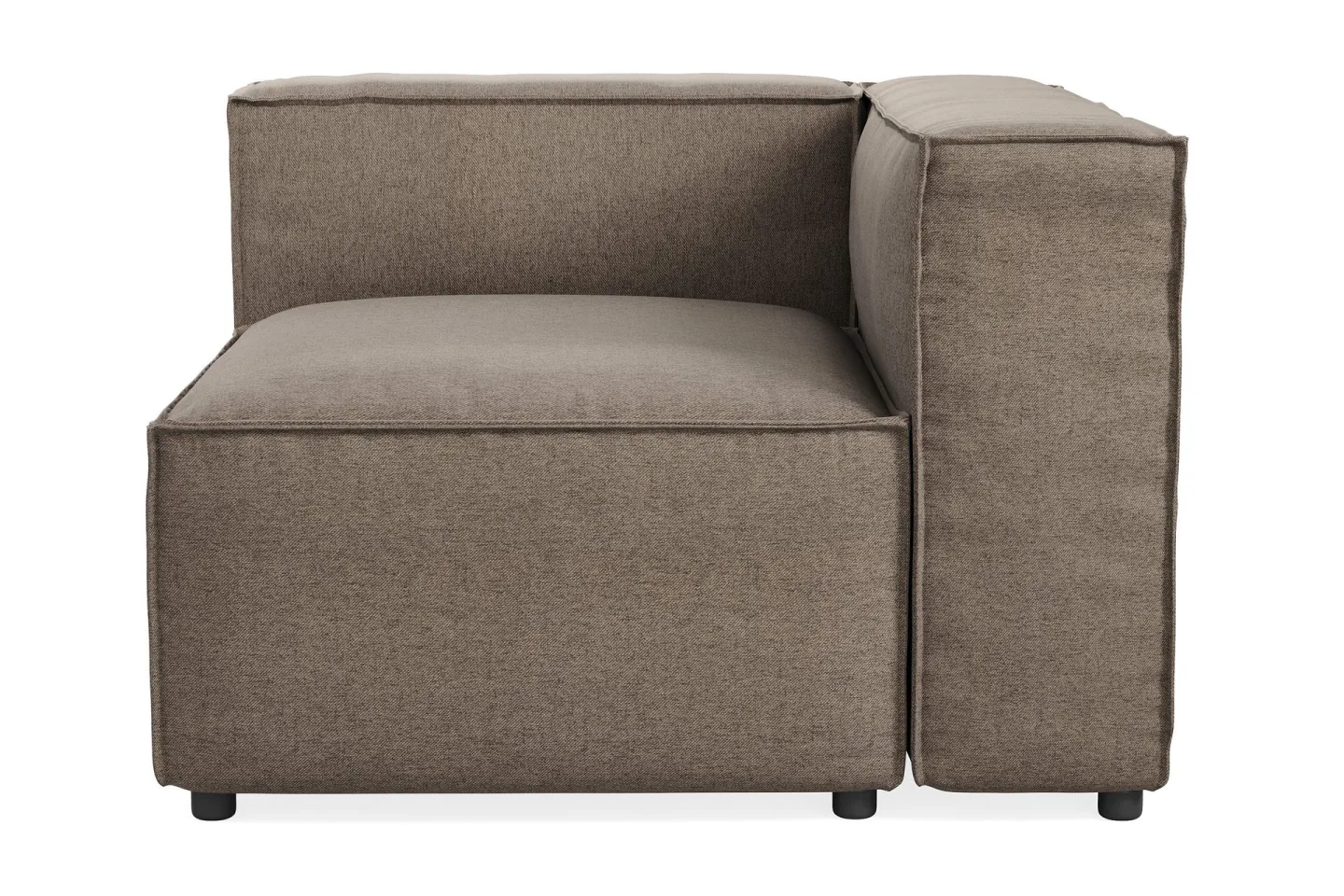 Cubo 1-sits Högermodul i Tyg 108 cm bred - Grå