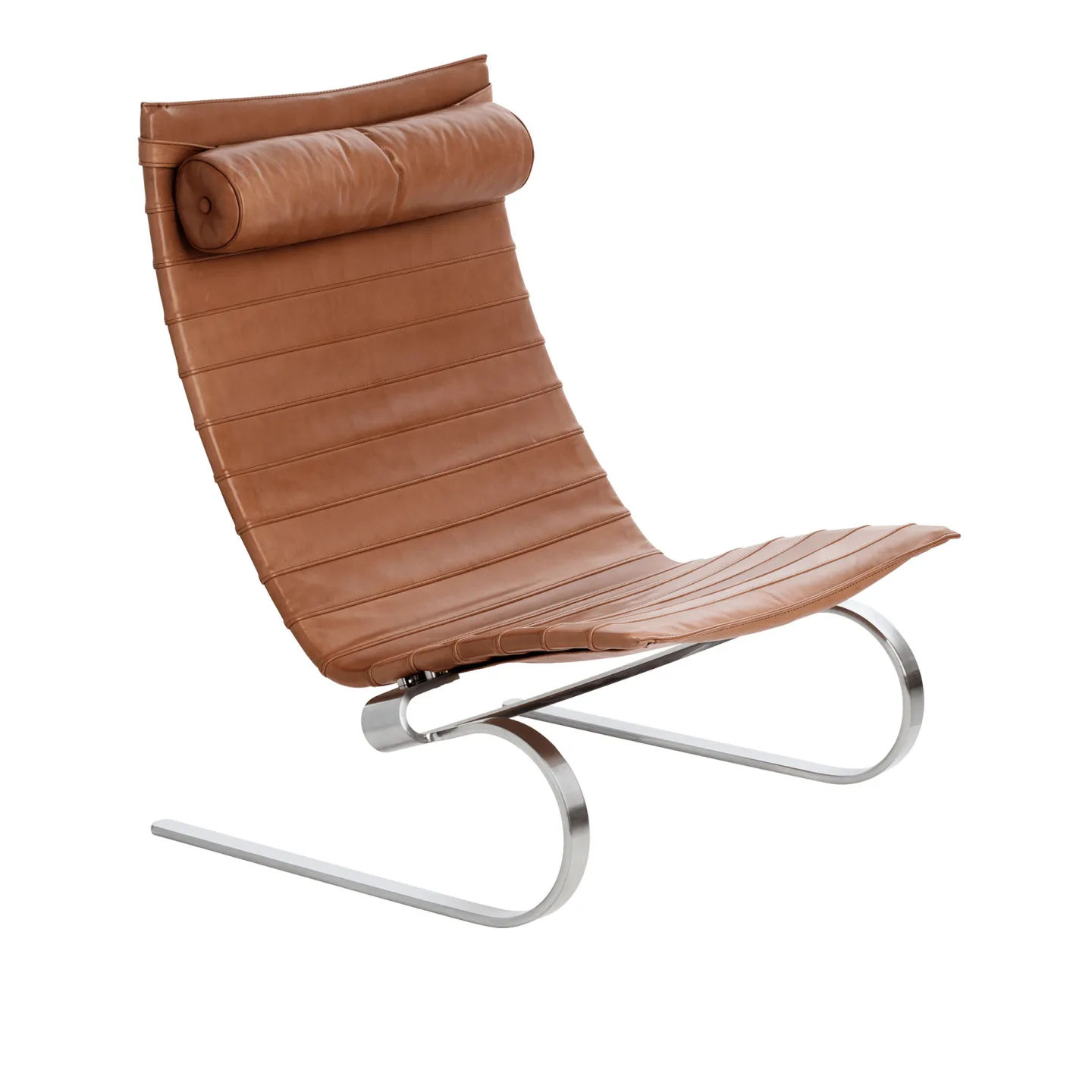 Fritz Hansen - PK20, Läder, Grace Walnut - Fåtöljer - Poul Kjærholm - Brun - Läder/Metall