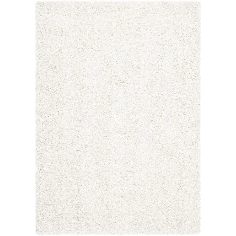 Teppich Luxury Shaggy Creme Einfarbig Polypropylen 60 x 115 cm