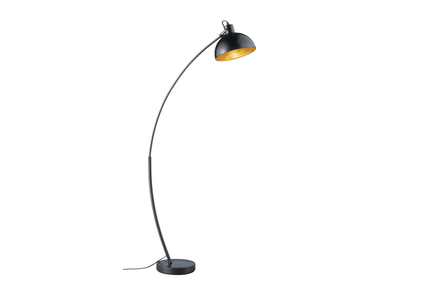 Recife Golvlampa E27 svart/ guld - Svart/Guld