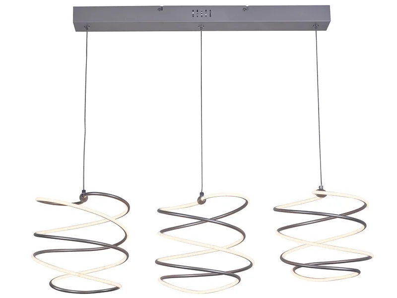 Hängelampe MALAGA LED 80x120cm 40W beige