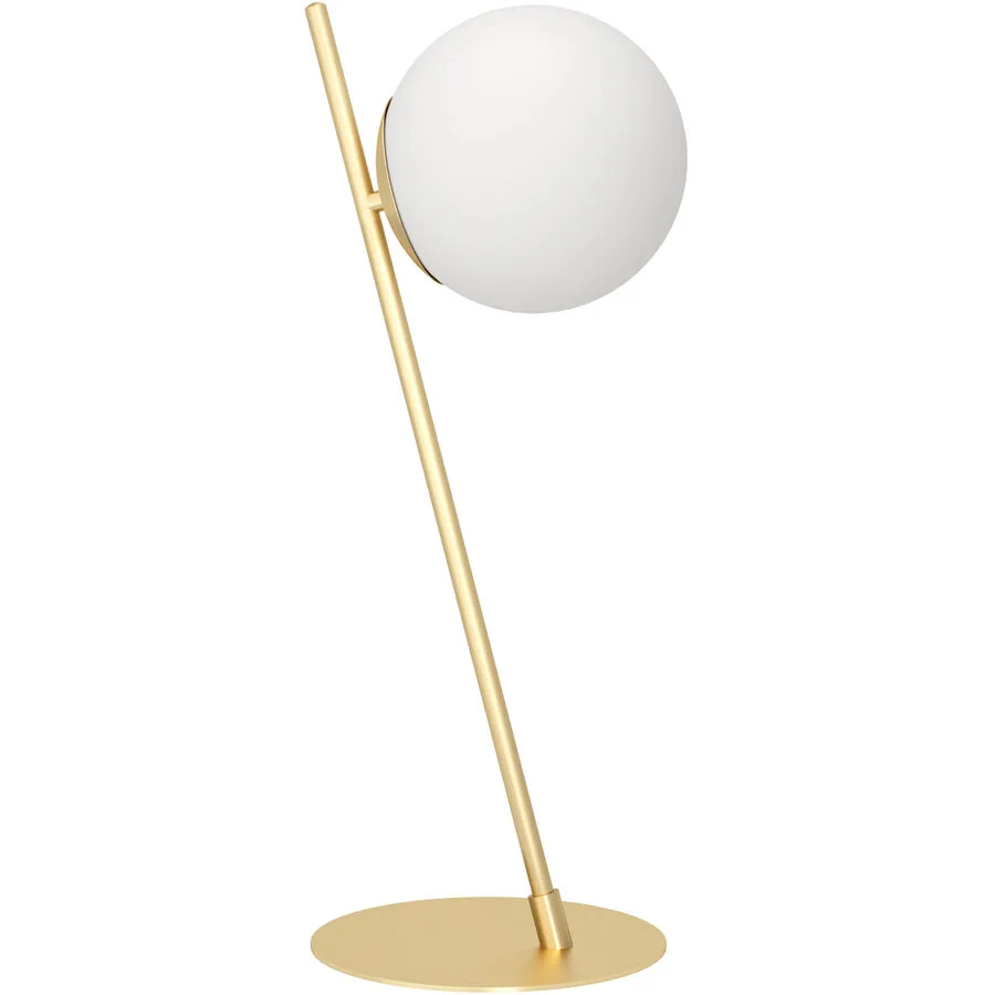 Eglo Tischlampe Rondo 4 Stahl 18 cm 56.5 cm - Farbe: messing gebürstet/smoky