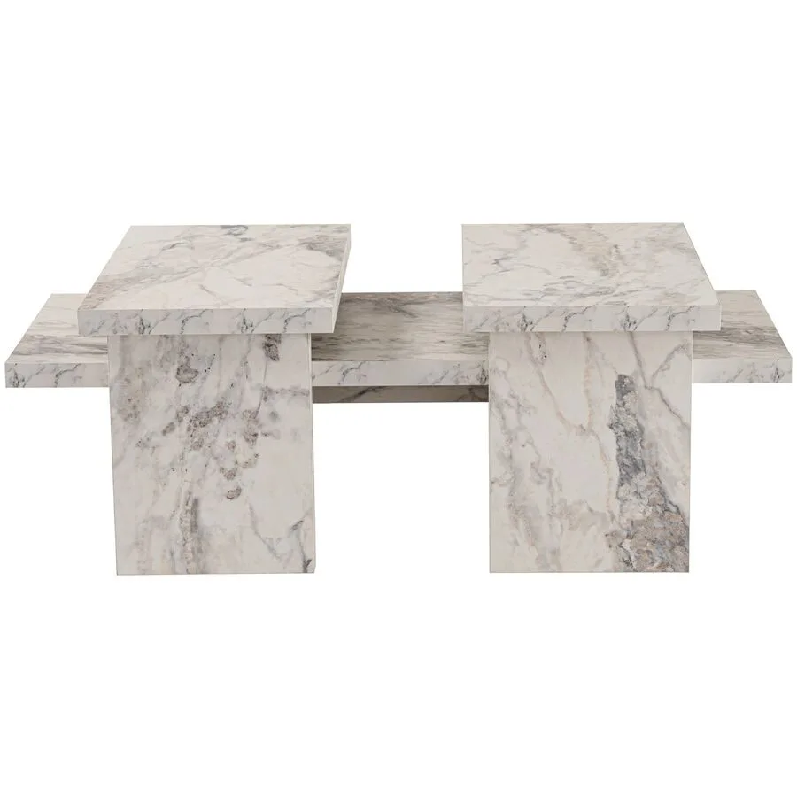 Salontisch Georis marmor Holzwerkstoff B 25 cm H 39.3 cm