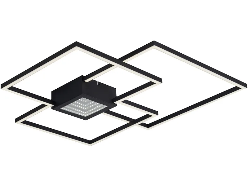 Deckenlampe LED ALEXINE 66cm 50W schwarz
