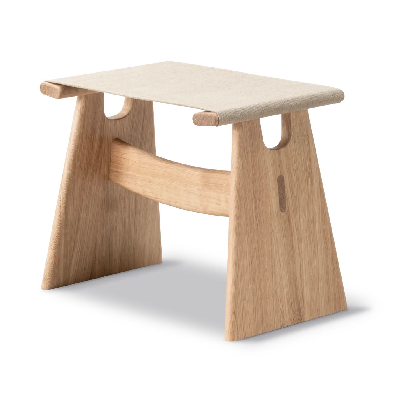Fredericia Furniture Seto pall Naturell canvas-oljad ek