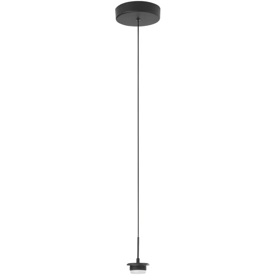 Pendellampe Cara Schwarz Metall 13 cm 200 cm - LED - Lichtfarbe: Extra warmweiss - Helles Neutralweiss - LED Energiesparlampen