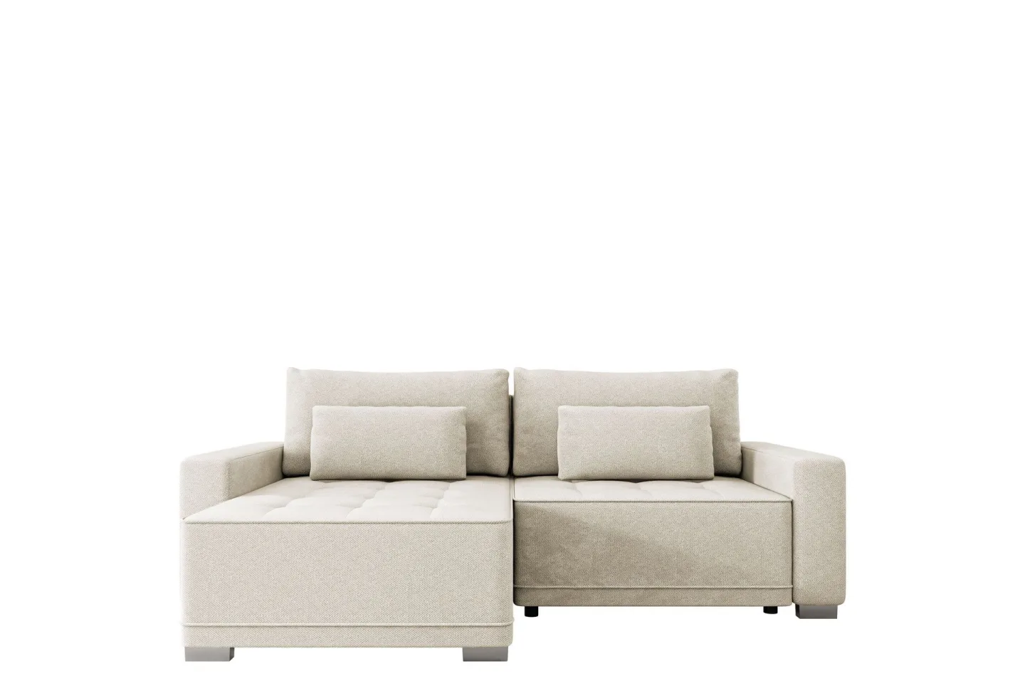 Manetto Bäddsoffa m. Divan 2-sits - Svart/Brun