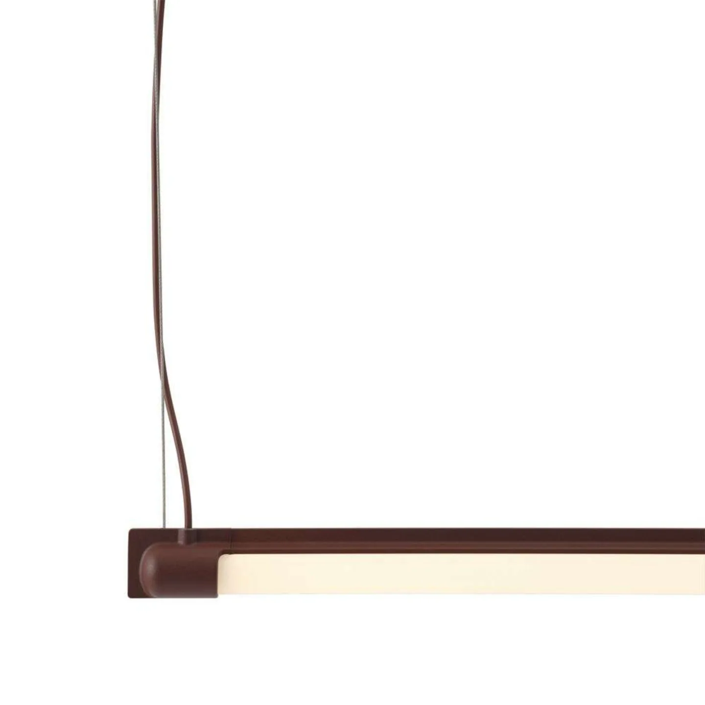 Fine Pendel L90 Deep Red - Muuto - Spisestue - Aluminium