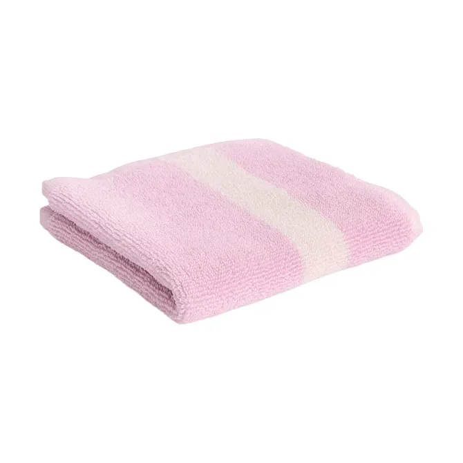HAY Stripe Handtuch Cool pink, 30x30 cm