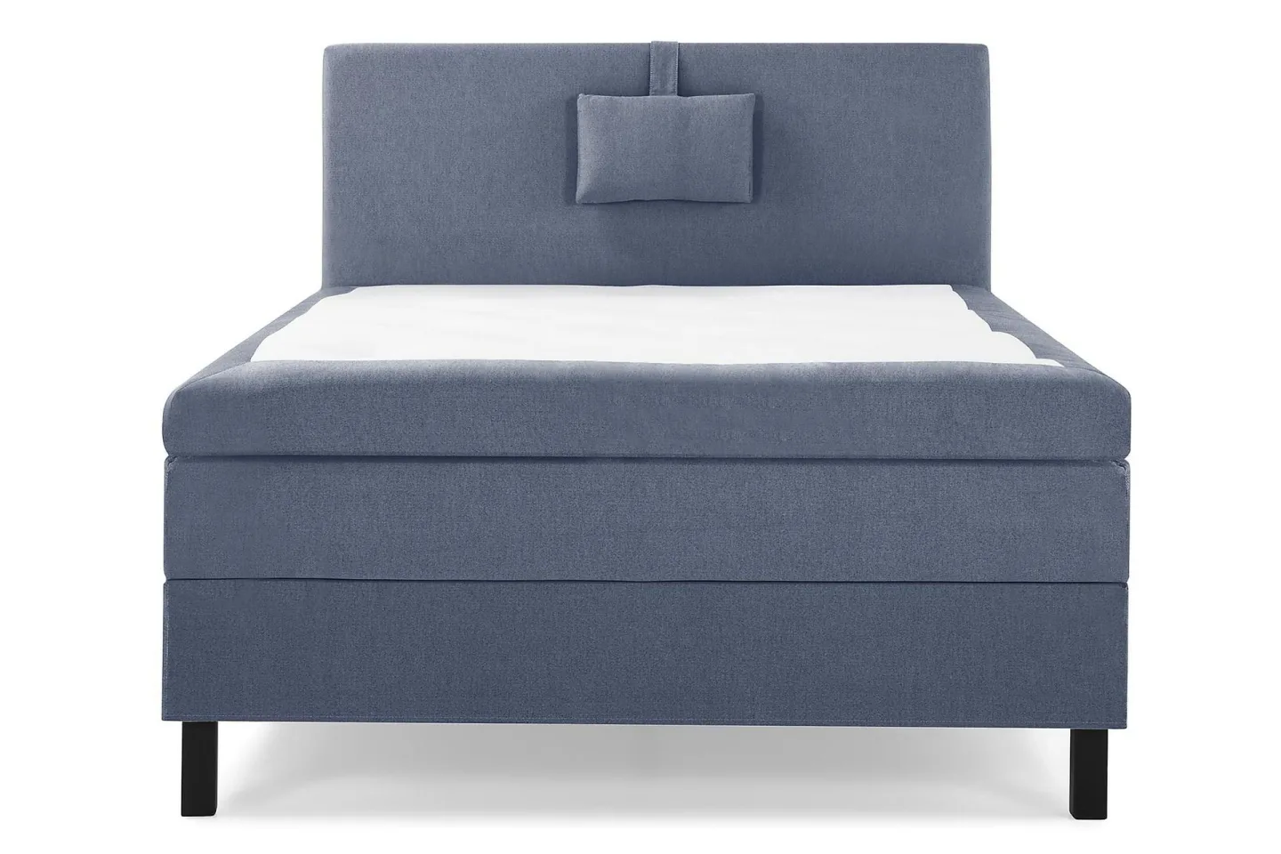 Lucky Komplett Sängpaket 120x200 Polyeter Slät Sänggavel - Nackkudde Liten Mörkblå