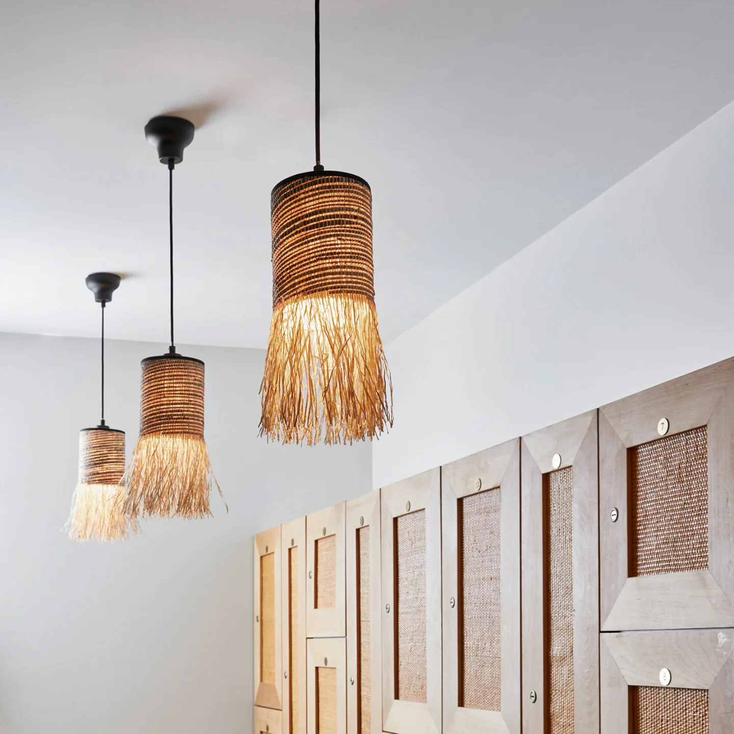 Formentera Hängeleuchte 1-flammig Ø 13 cm - MARKET SET - Wohnzimmer - Design - Einflammig