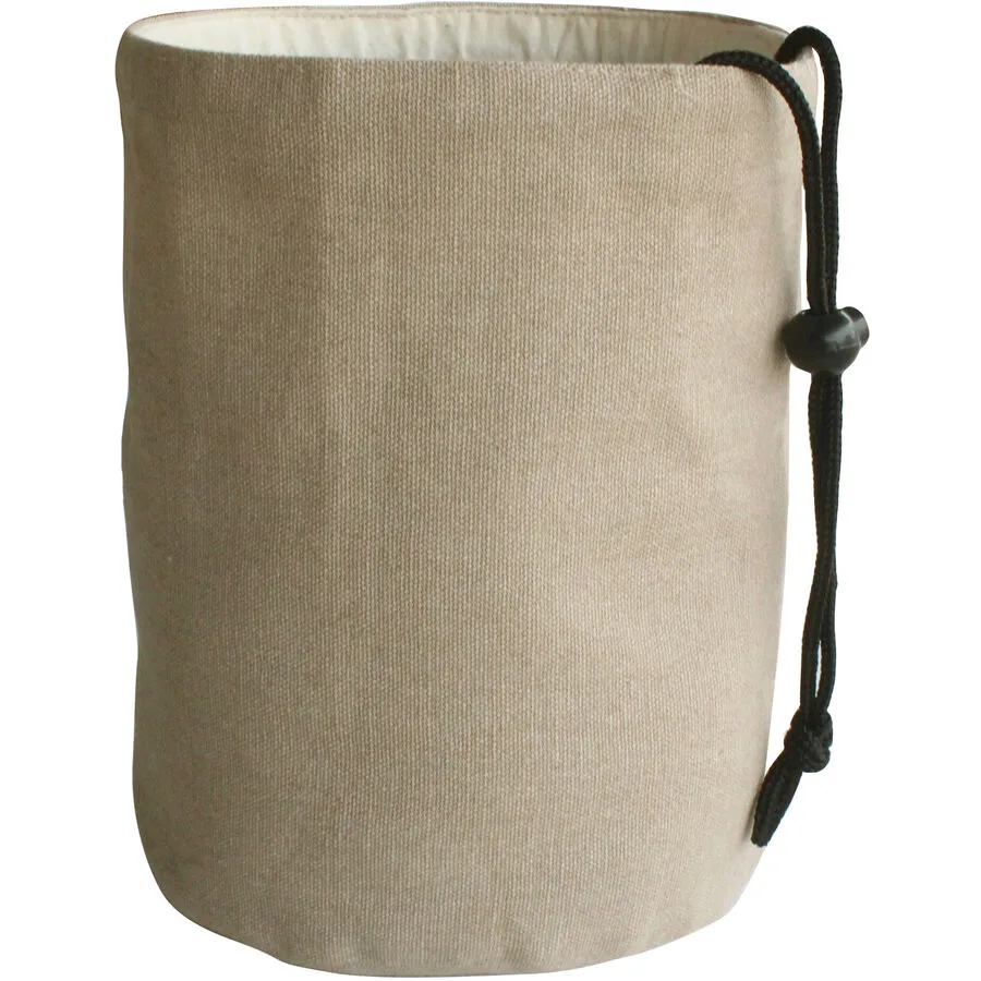 Necessaire Kiara Braun Baumwolle 18 cm 22 cm