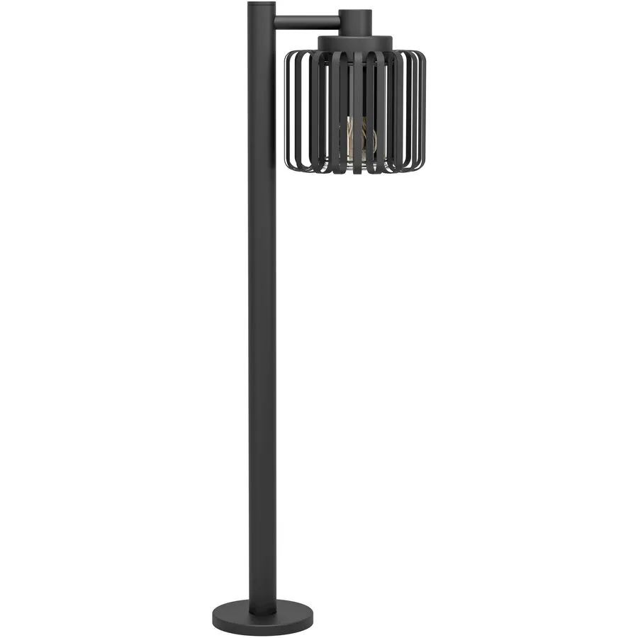 Eglo Stehlampe aussen Selinus Schwarz Stahl 19 cm 84.5 cm