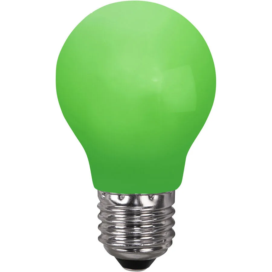 Bulbs Leuchtmittel Bulb Outdoor Kunststoff E27 0.9 W - Farbe: grün - Material: Polycarbonat - LED - LED Leuchtmittel