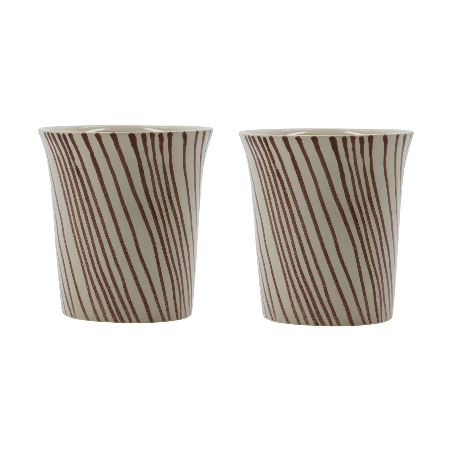 House Doctor Diva Becher 25 cl 2-teilig Braun