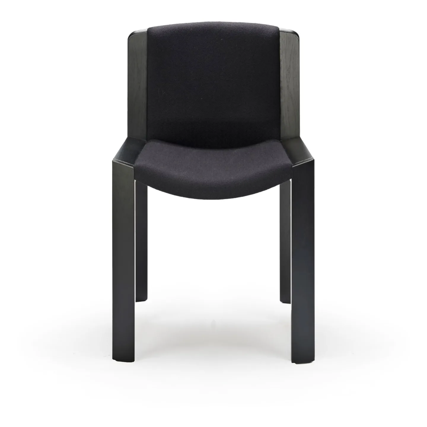 Karakter - Chair 300 Black Oak, Canvas 2 - 614 - Matstolar - Joe Colombo - Svart - Trä/Textilmaterial