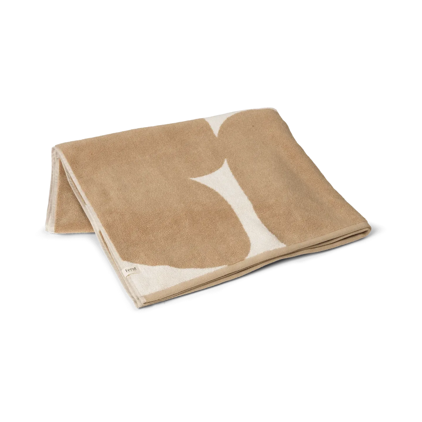 Ferm Living Ebb badlakan 100x150 cm Sand, off-white