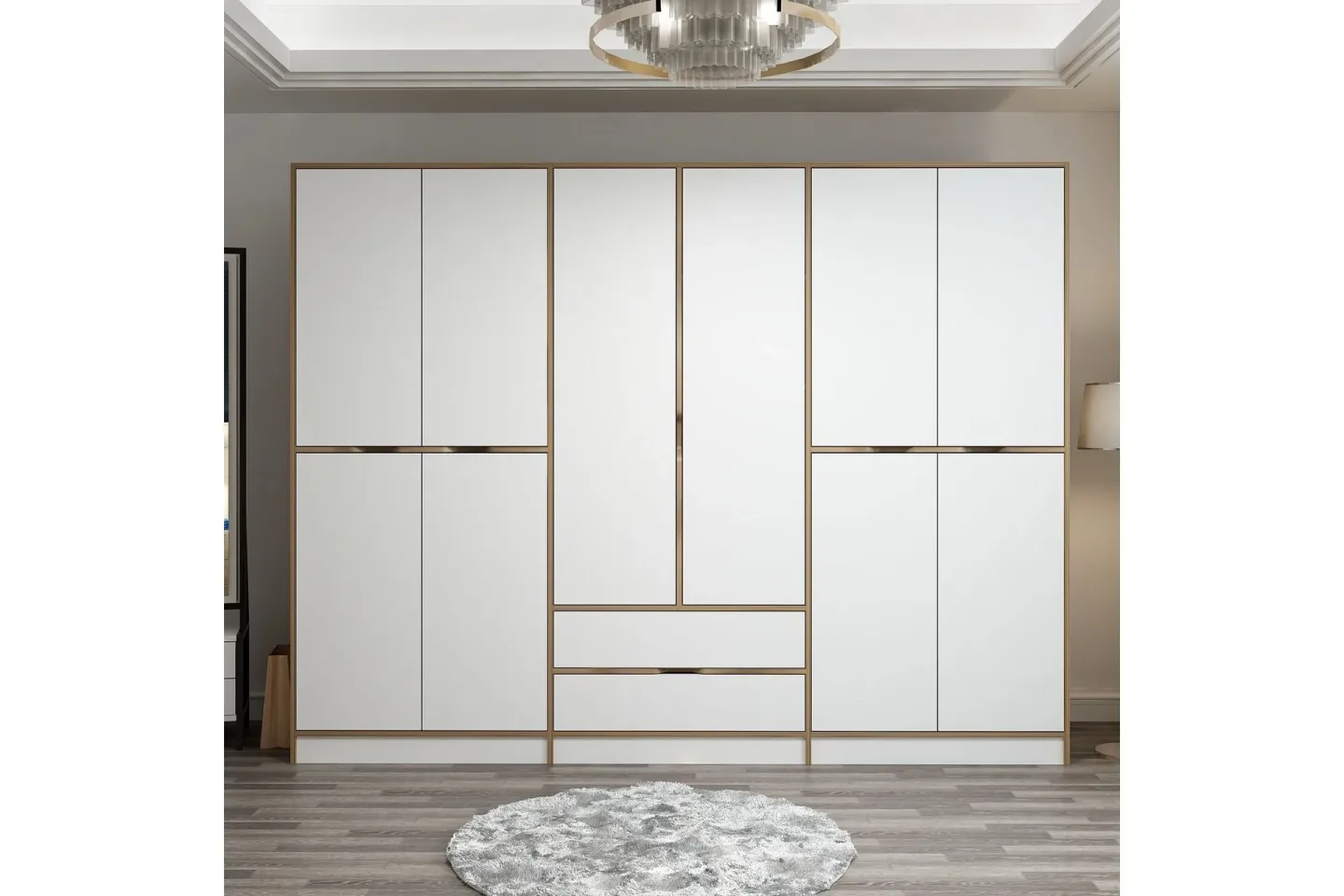 Munna Garderob 270 cm - Vit