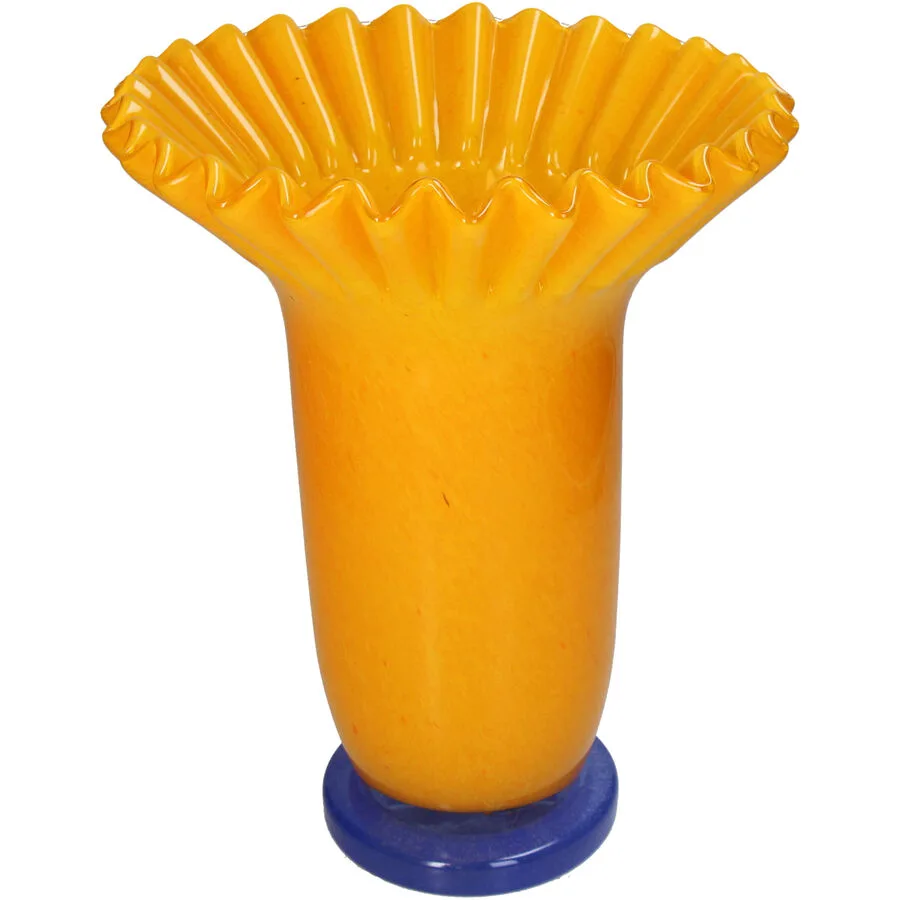 Vase Myko Gelb Papier 33 cm