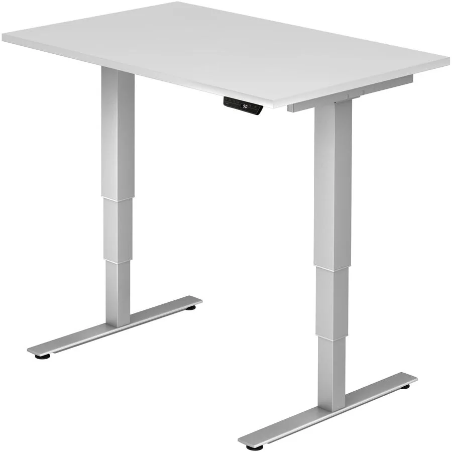 Schreibtisch Office Weiss Holz 120 cm - Material: Holzwerkstoff