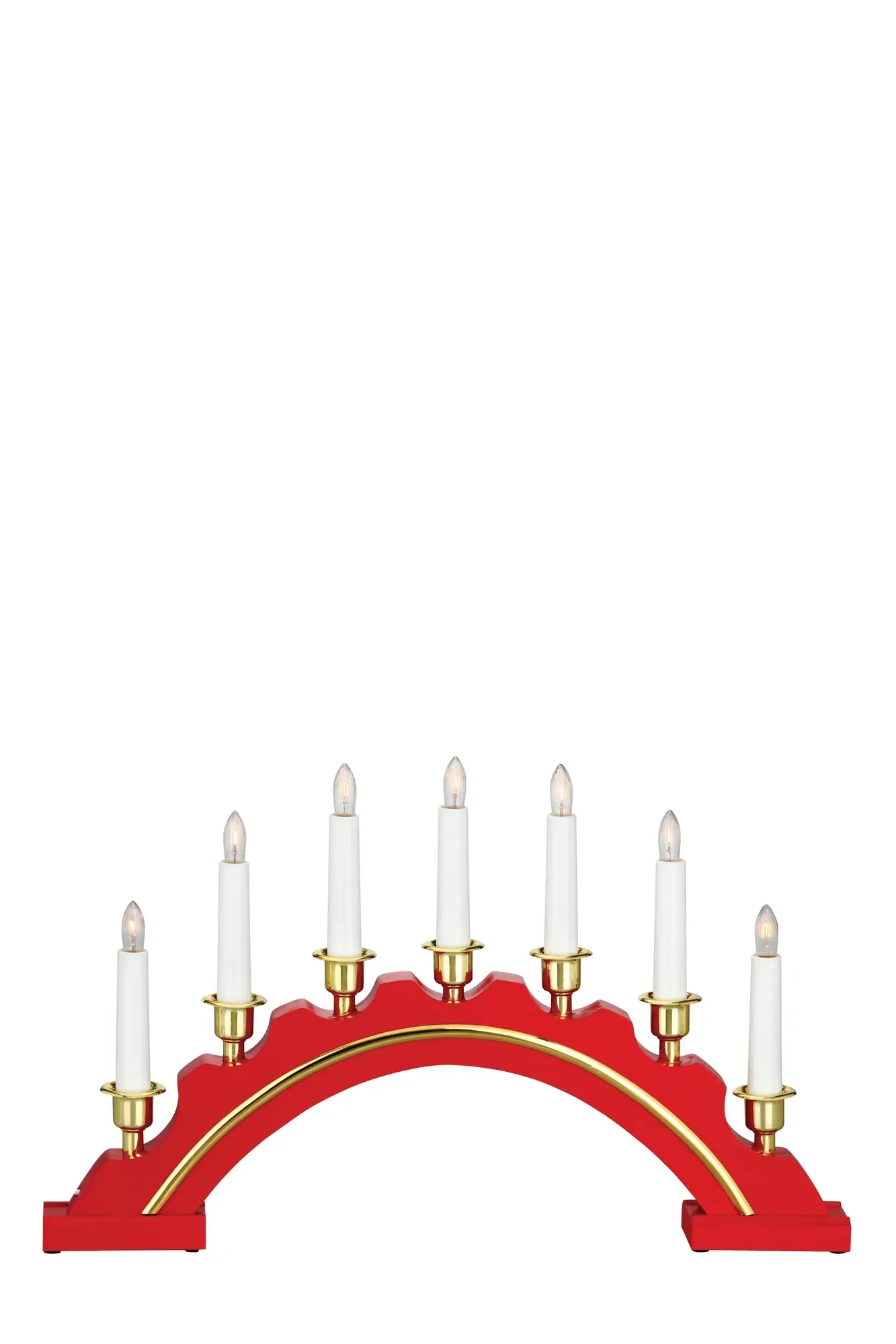 Celine Adventskerzenhalter Rot