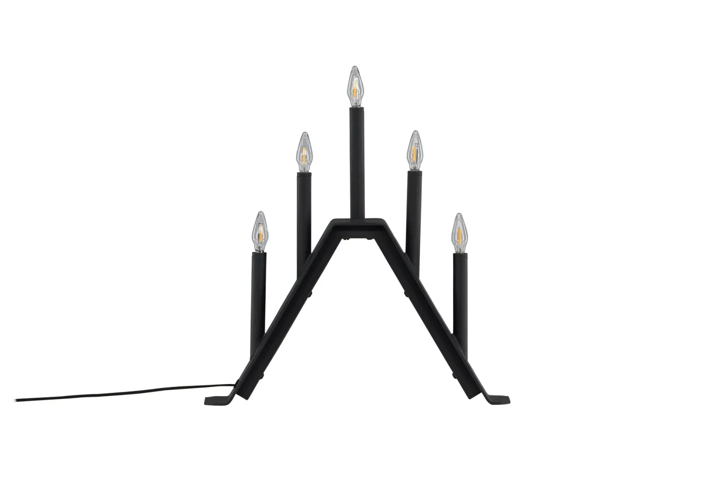 Åre Adventsljusstake 36 cm - Svart