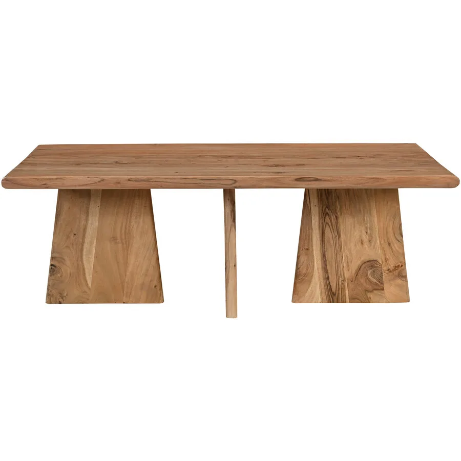Salontisch Acacia natur Akazie B 130 T 70 cm