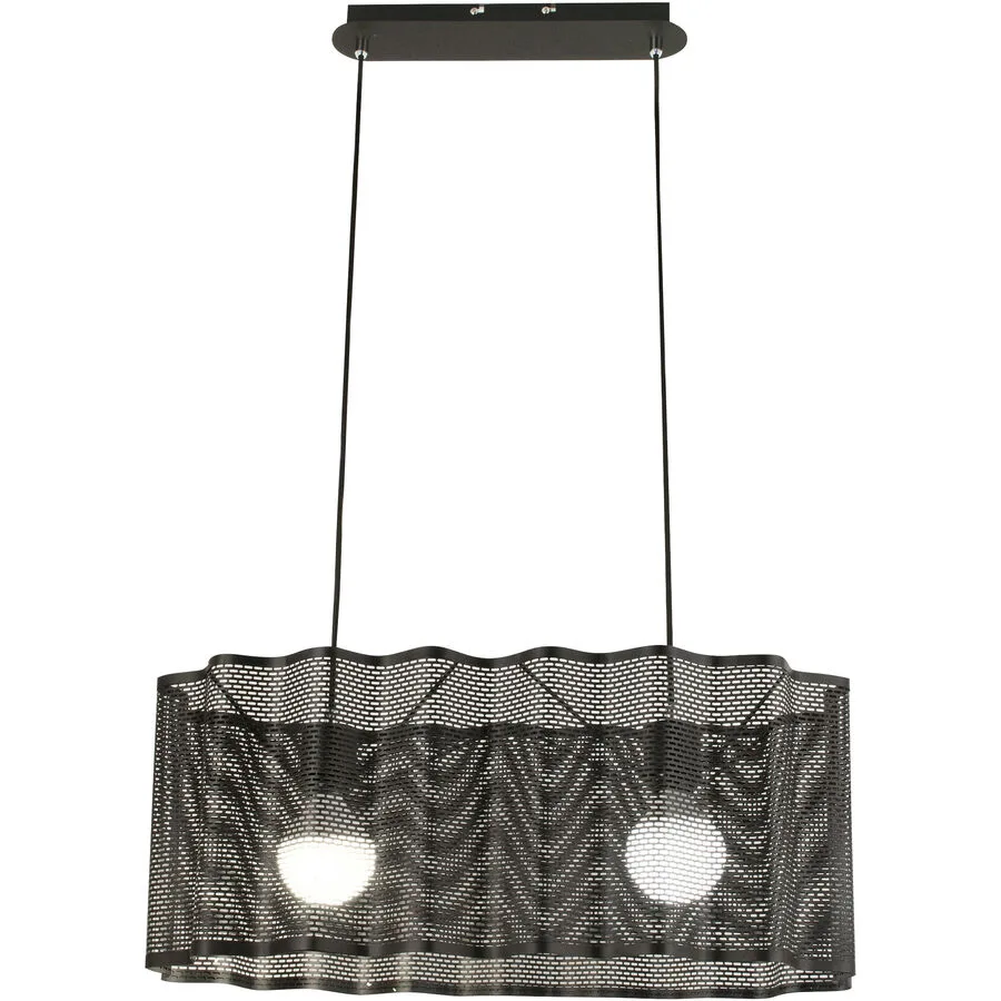 Pendellampe Gilbert Schwarz Metall 30 cm 200 cm