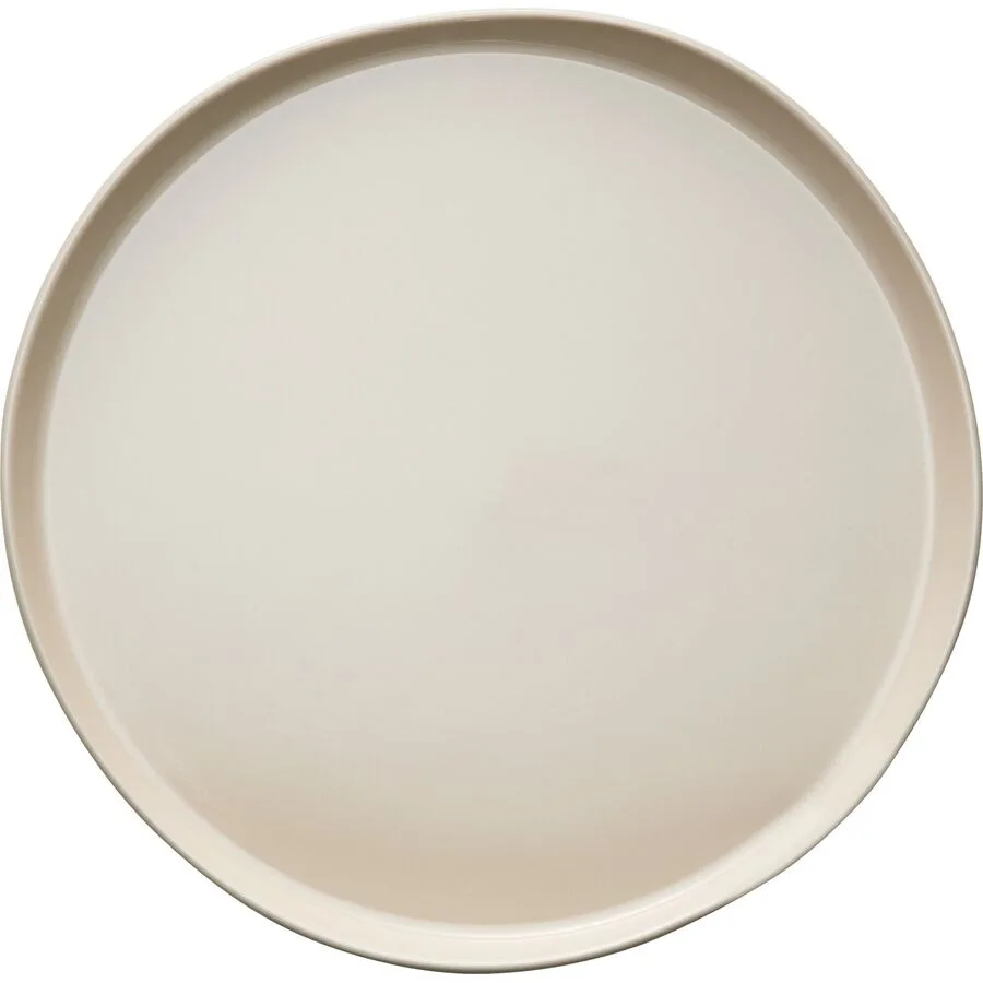 DEGRENNE Teller flach Brume Braun Porzellan 26 cm