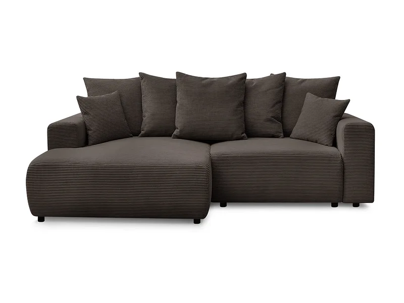 Ecksofa BOBOCHIC ATILLA Cord-Stoff taupe