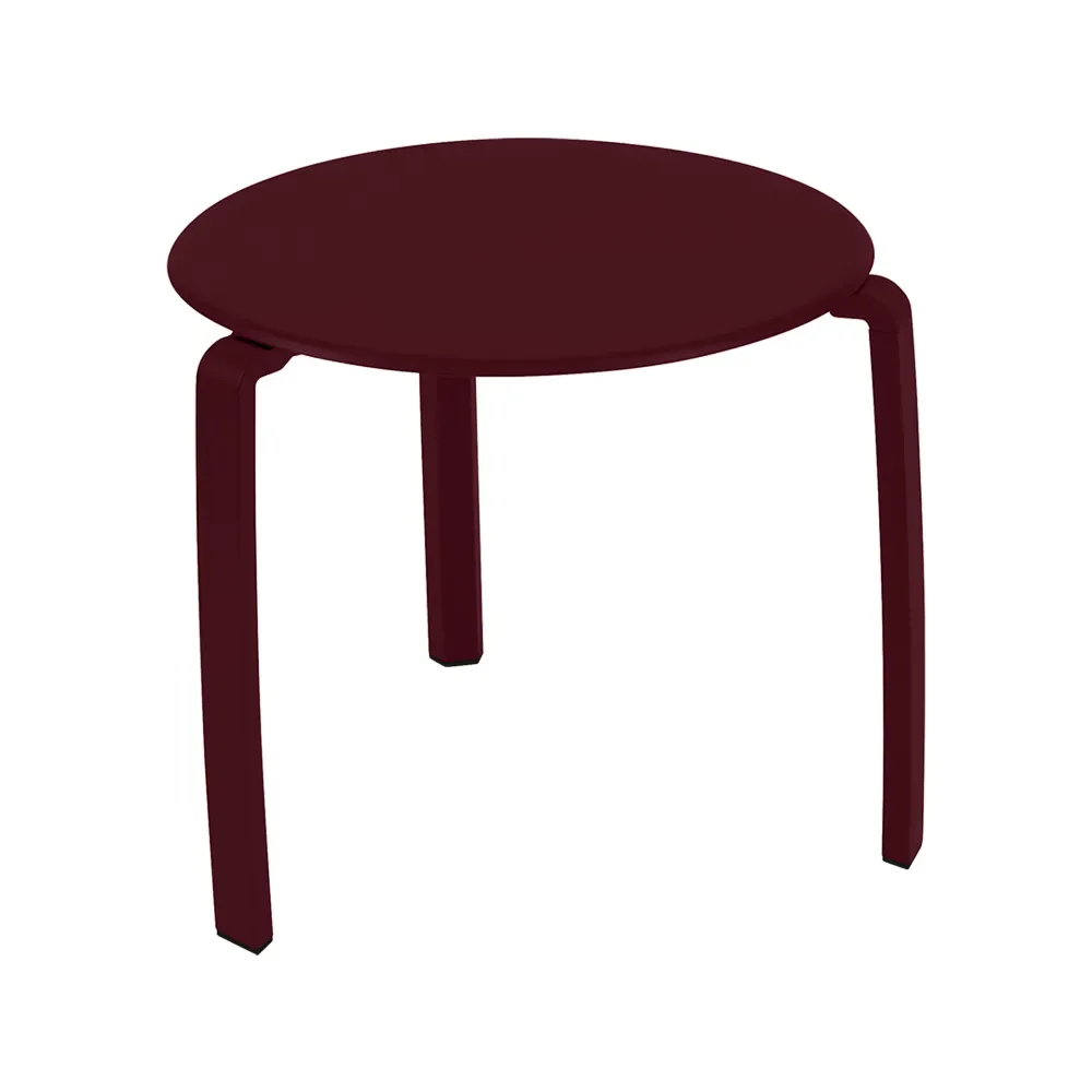 Fermob Alize bord lågt Ø48 cm Black cherry (vinröd)