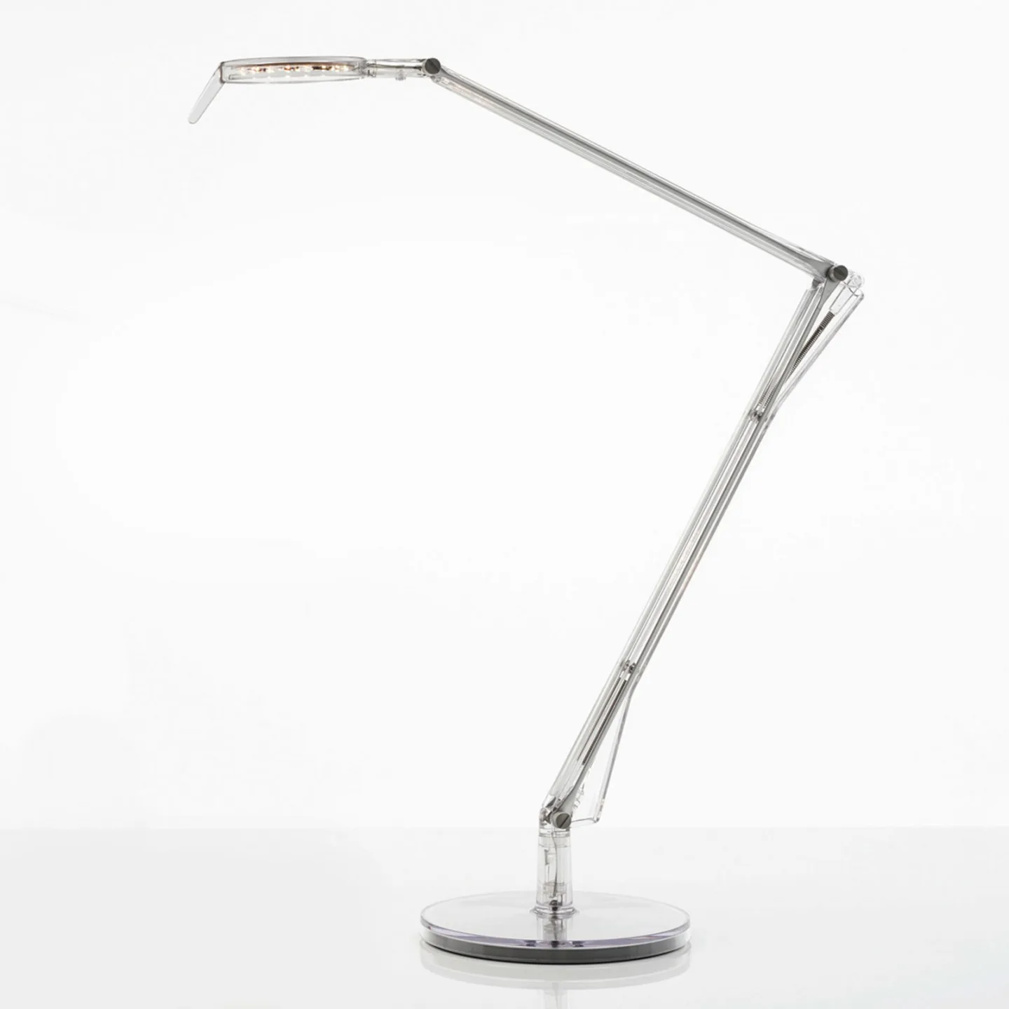 Aledin Tec Tischleuchte Kristall - Kartell - Wohnzimmer - Modern - Kunststoff - Einflammig