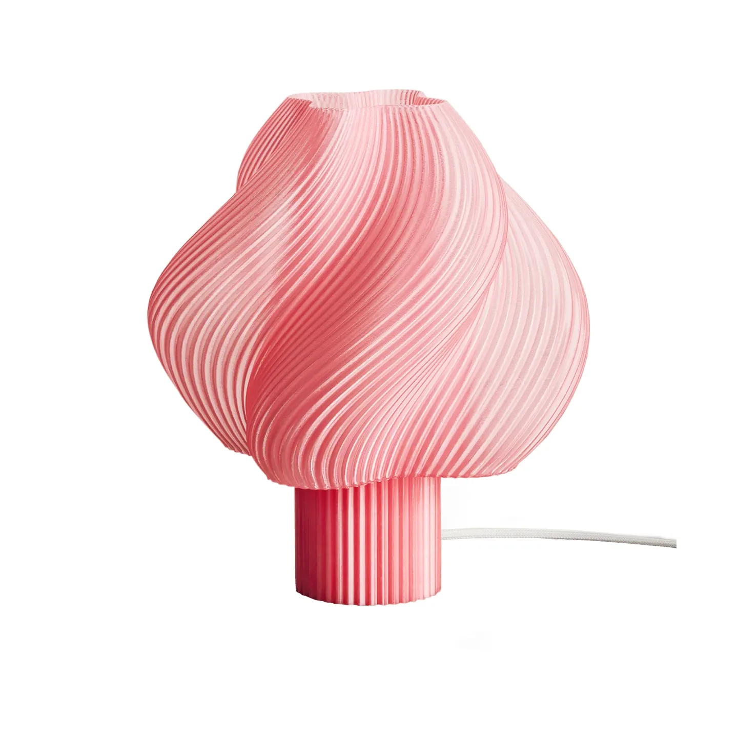 Crème Atelier Soft Serve Tischleuchte Peach sorbet, Grande, 34 cm