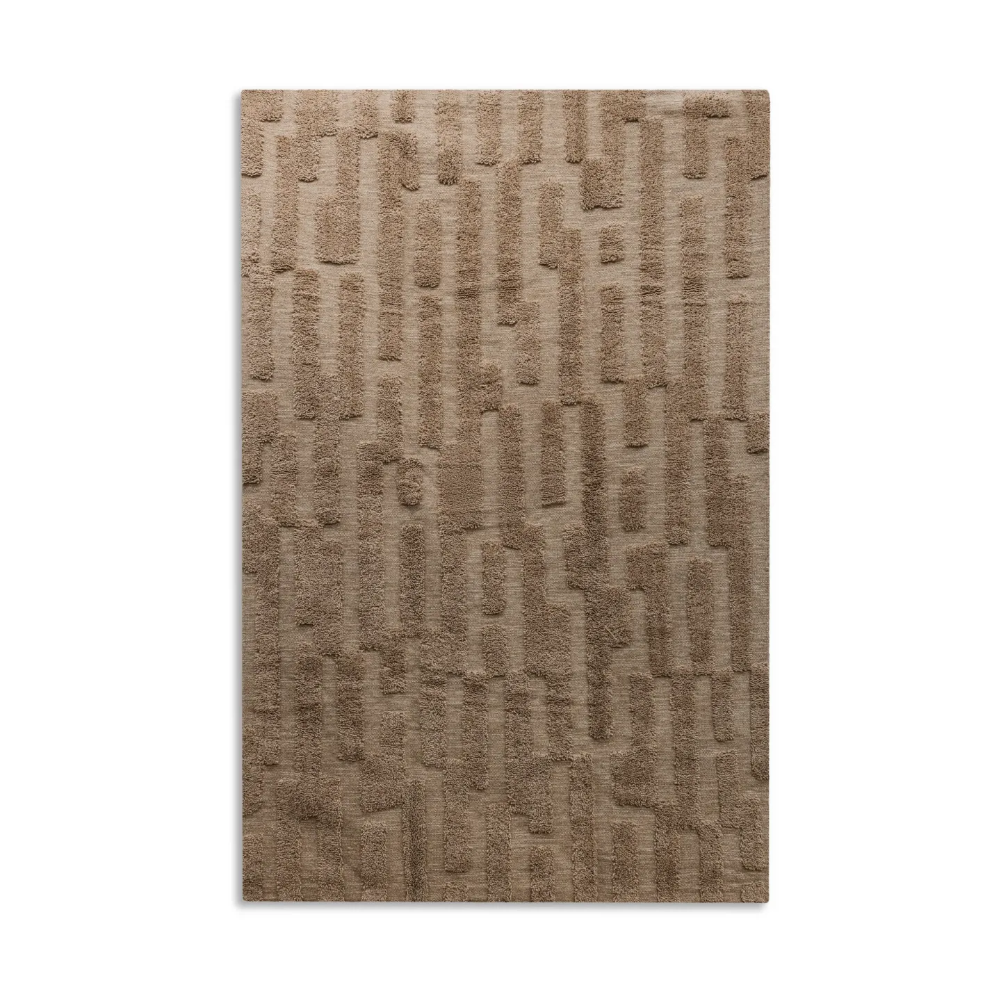 Tinted Bielke Wollteppich 250x350 cm Dark beige